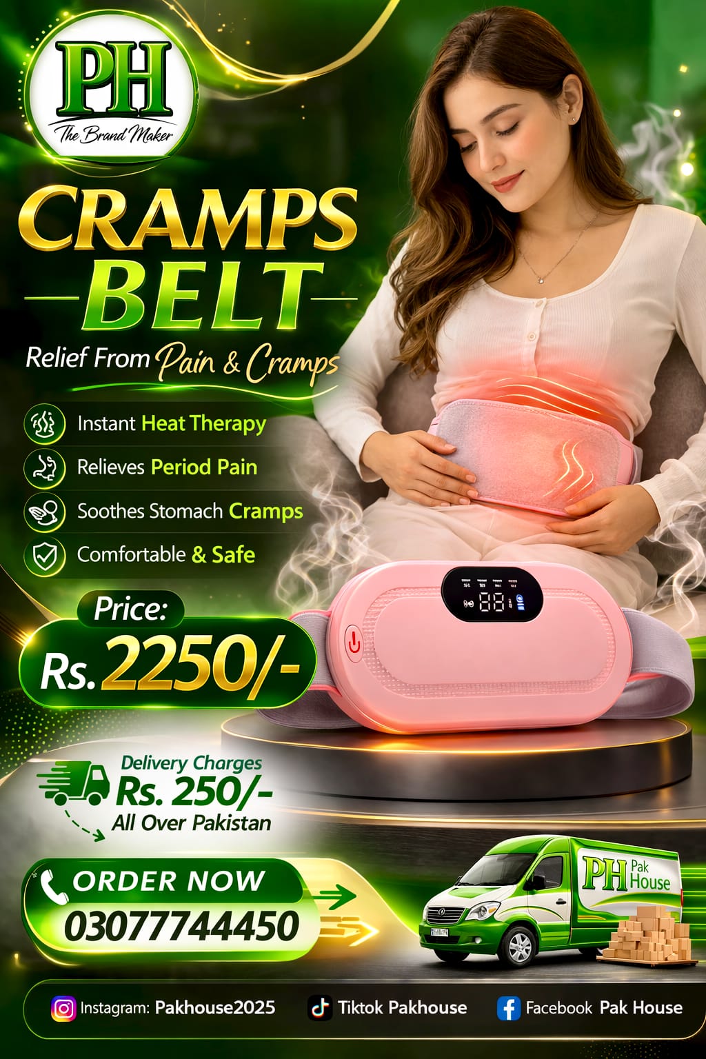 Women’s Menstrual Pain Relief Belt